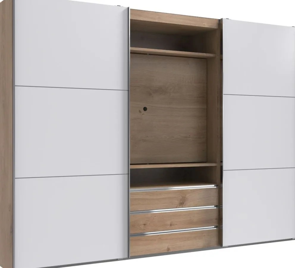 MID.YOU Schiebetürenschrank Magic-201 eichefarbig Outlet