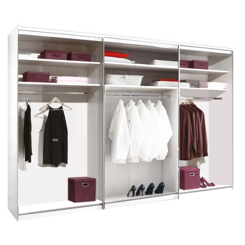 Moderano Schiebetürenschrank Paludi weiss Discount