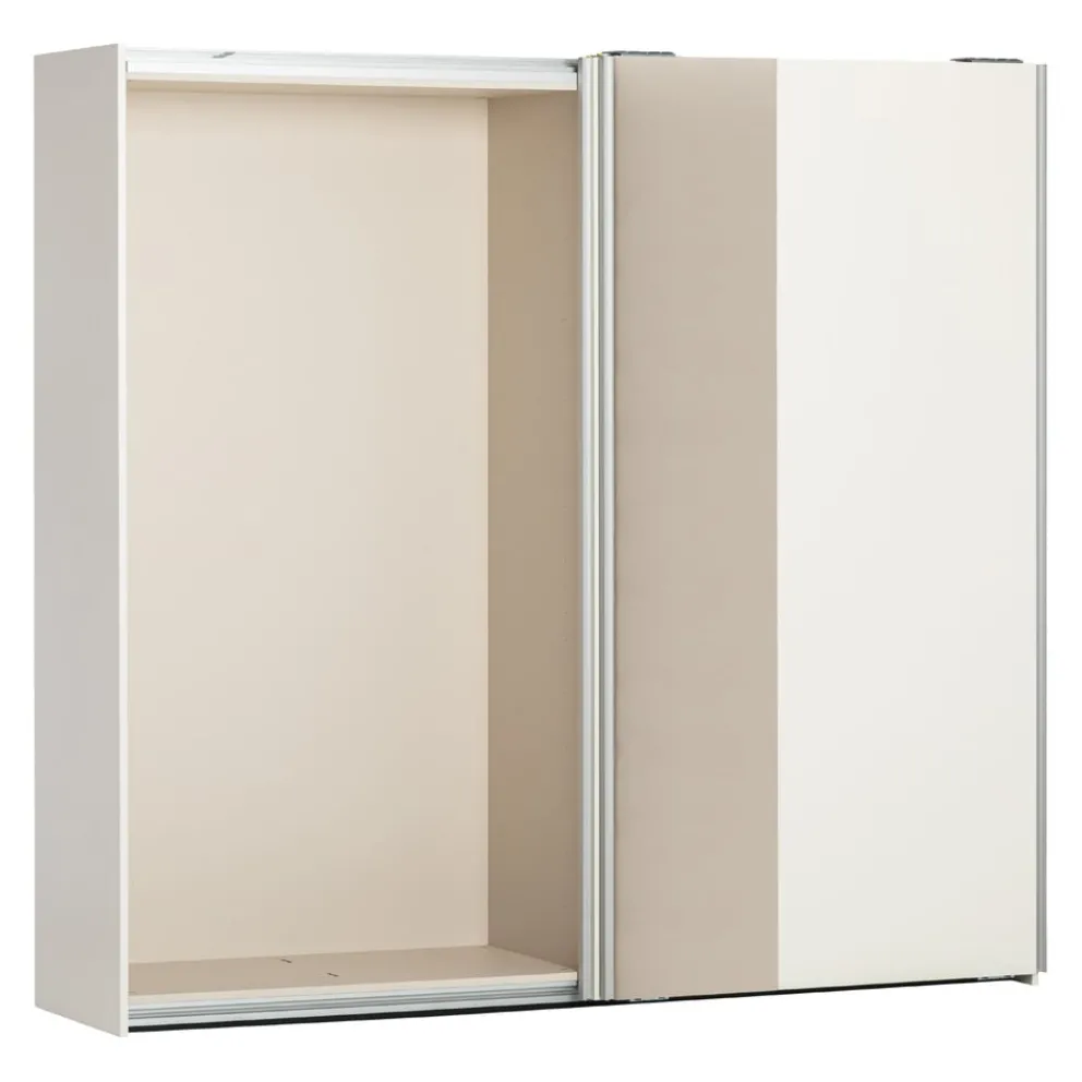 MAB Schiebetürenschrank Primeart Pragel weiss Discount