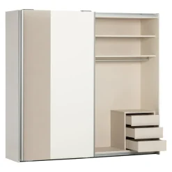 MAB Schiebetürenschrank Primeart Pragel weiss Discount