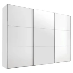 Moderano Schiebetürenschrank Primo AW Alpinweiss, SP Spiegel Sale