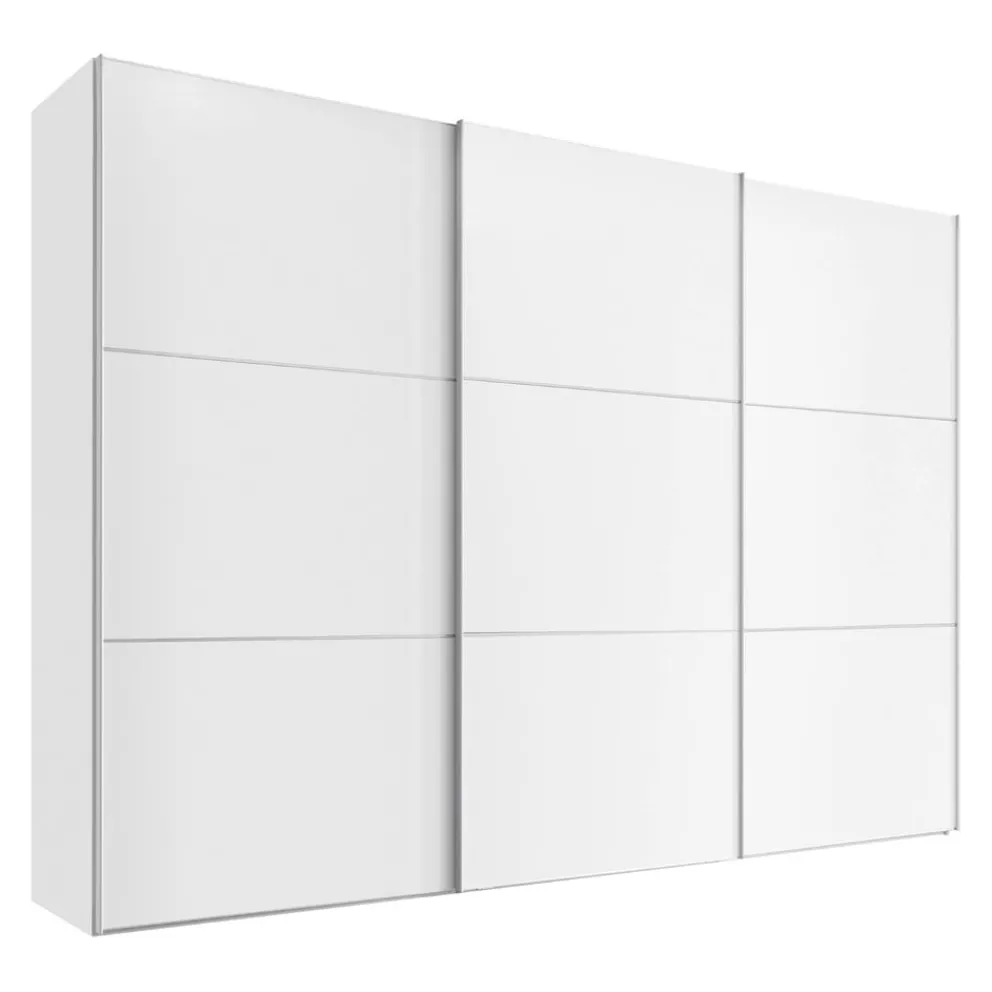 Moderano Schiebetürenschrank Primo 01 Alu, 96 weiss Hot