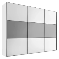 Moderano Schiebetürenschrank Primo AW Alpinweiss, Saphir Best