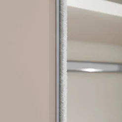 Moderano Schiebetürenschrank Primo AW Alpinweiss, Vulkan Best