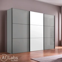 Moderano Schiebetürenschrank Primo-Glas Saphir Sale