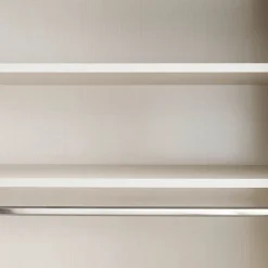 Moderano Schiebetürenschrank Primo-Glas hellgrau Clearance
