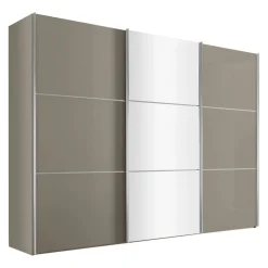 Moderano Schiebetürenschrank Primo-Glas SN Sand Discount