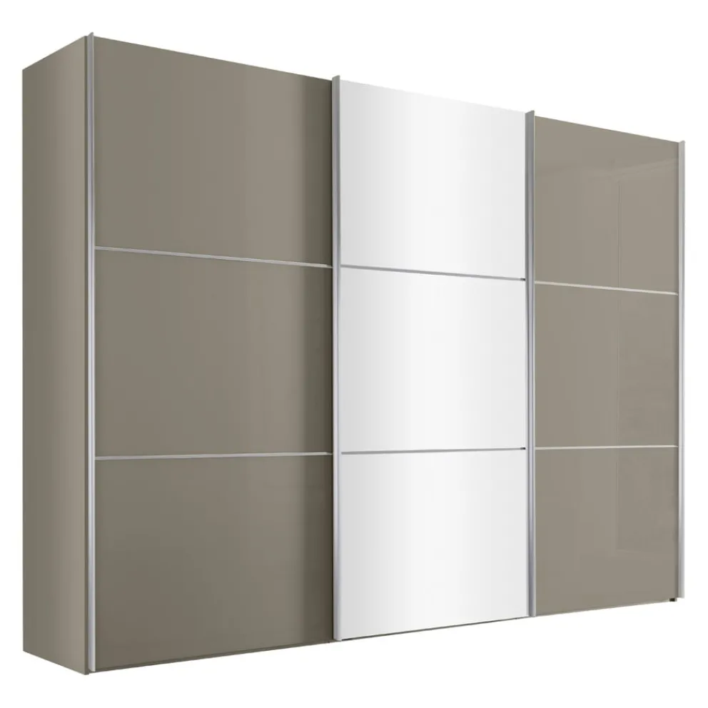 Moderano Schiebetürenschrank Primo-Glas SN Sand Discount