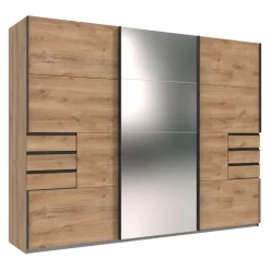 MID.YOU Schiebetürenschrank Saigon eichefarbig Clearance