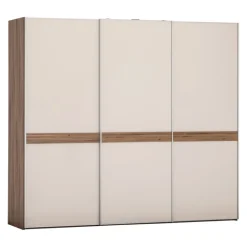 Moderano Schiebetürenschrank System One eichefarbig, elfenbein Sale