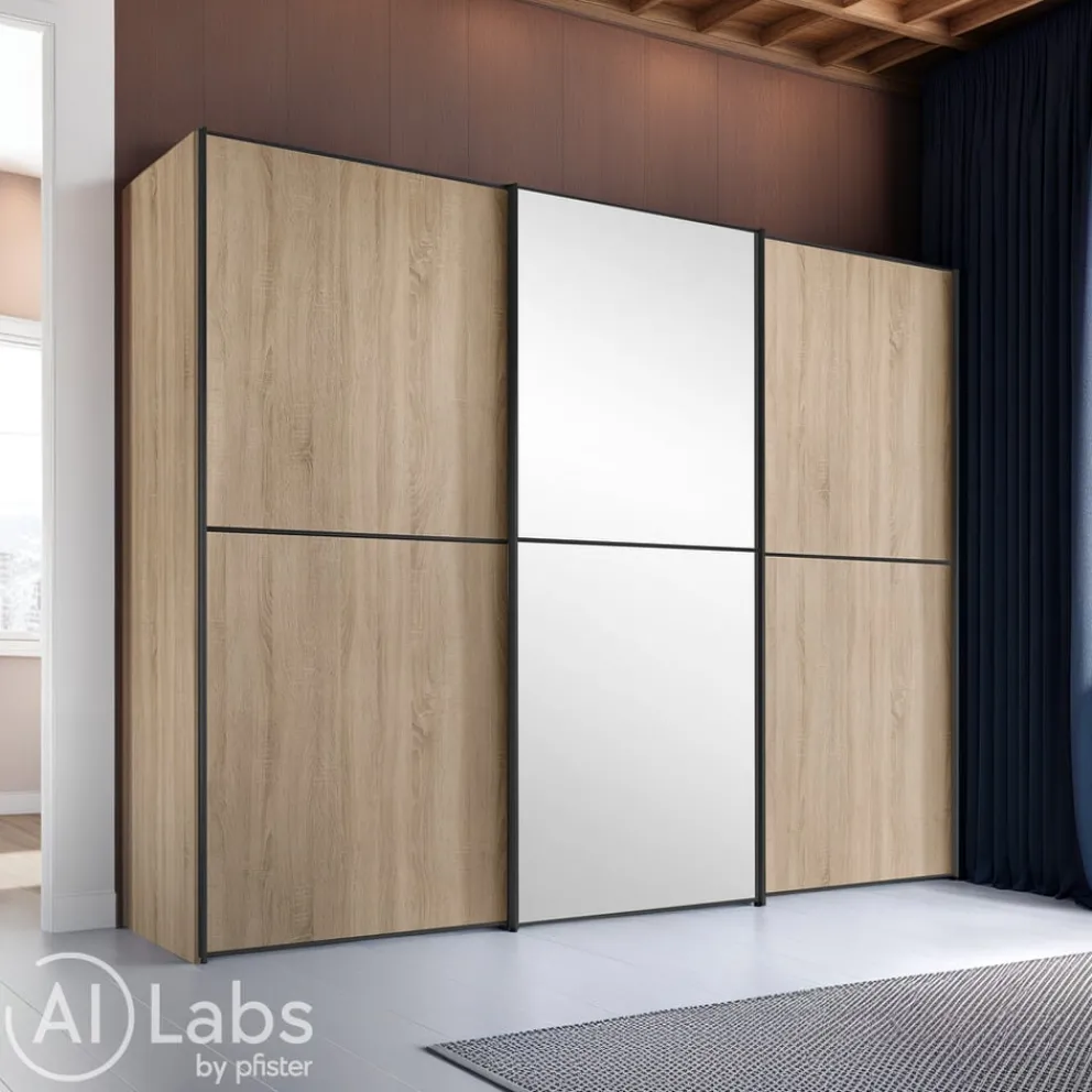Moderano Schiebetürenschrank System One 06 Sonoma Eiche Online