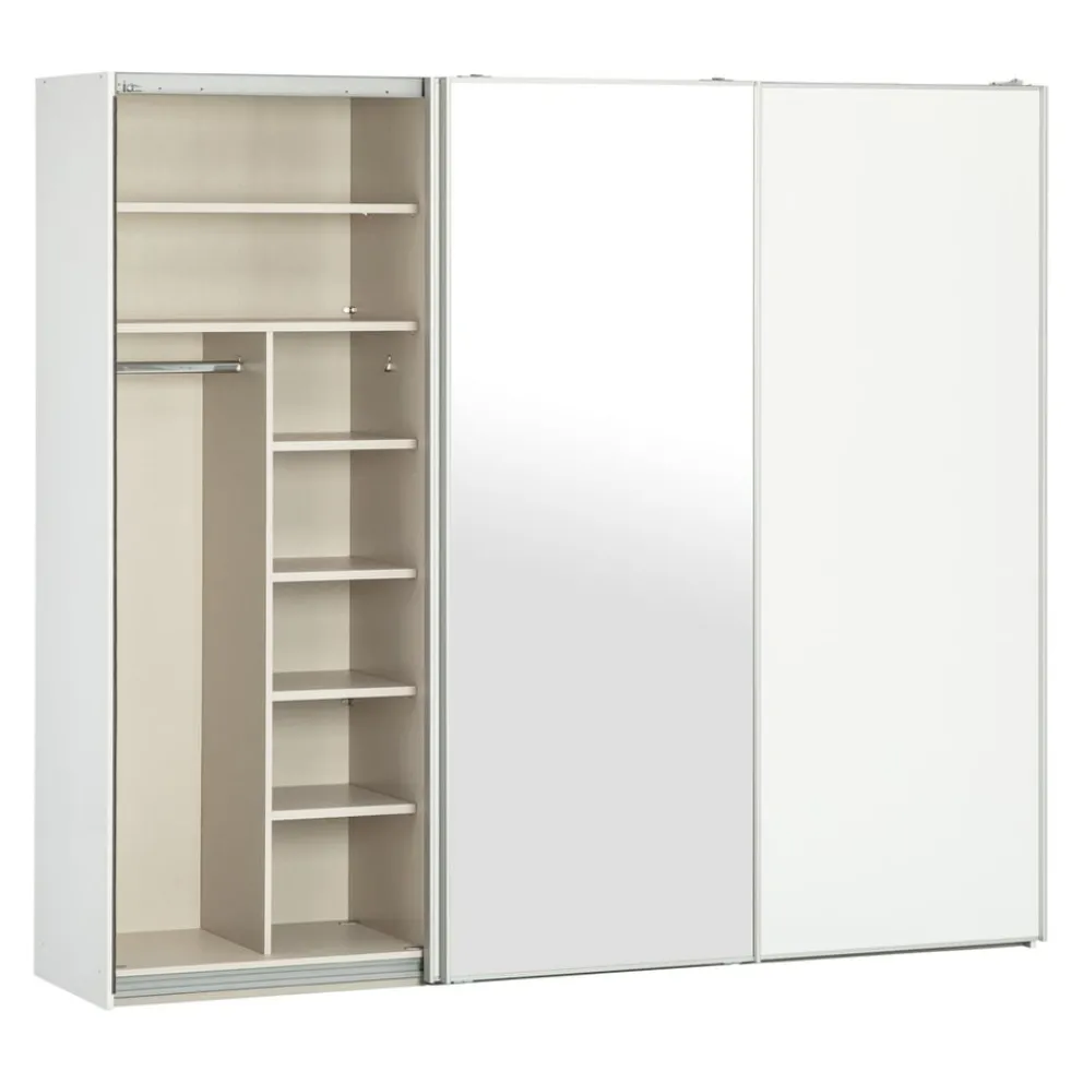 Moderano Schiebetürenschrank System One 96 weiss Discount