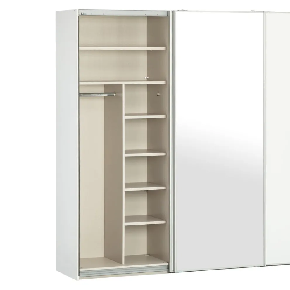 Moderano Schiebetürenschrank System One 96 weiss Discount
