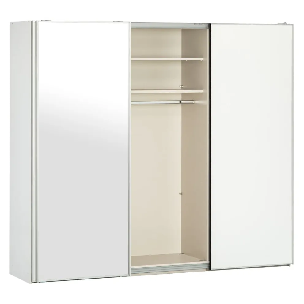 Moderano Schiebetürenschrank System One 96 weiss Discount