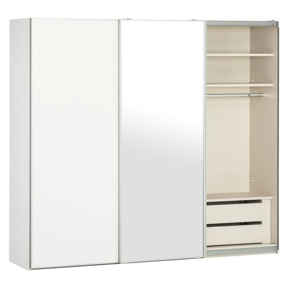 Moderano Schiebetürenschrank System One 96 weiss Discount