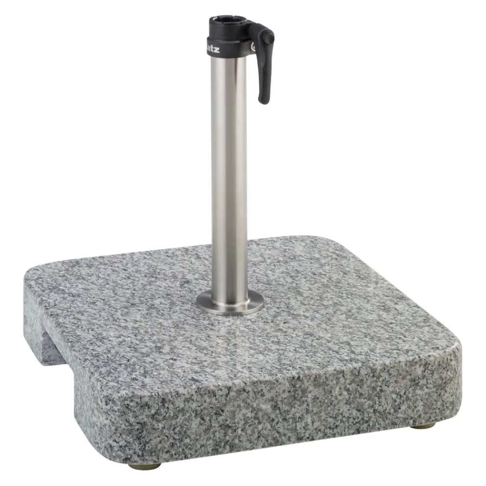 GLATZ Schirmsockel Alu-Smart/ -Twist granitgrau New