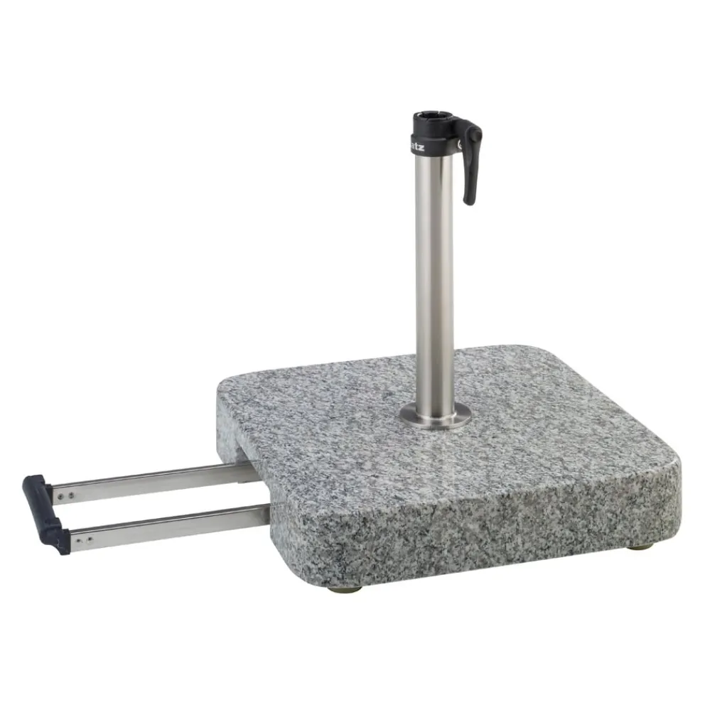 GLATZ Schirmsockel Alu-Smart/ -Twist granitgrau New
