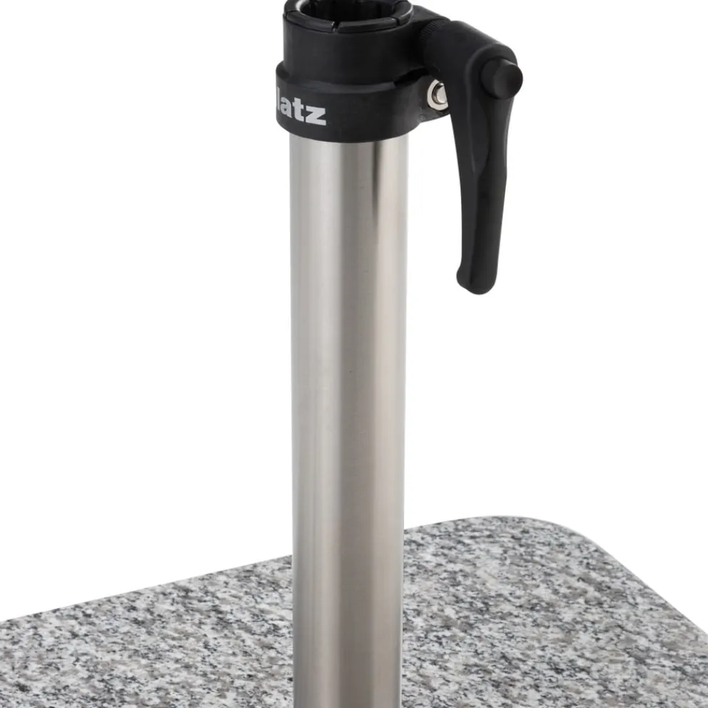 GLATZ Schirmsockel Alu-Smart/ -Twist granitgrau New