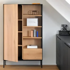 Ethnicraft Schrank Blackbird eichefarbig, schwarz Hot