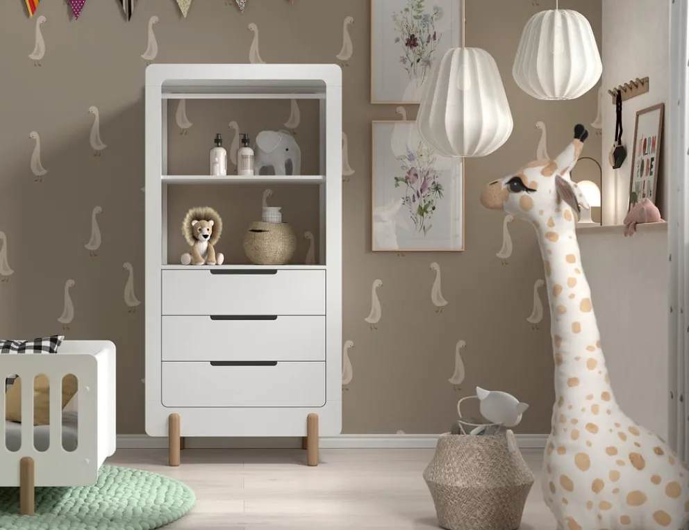 JAXX Schrank Smile kieferfarbig, weiss New