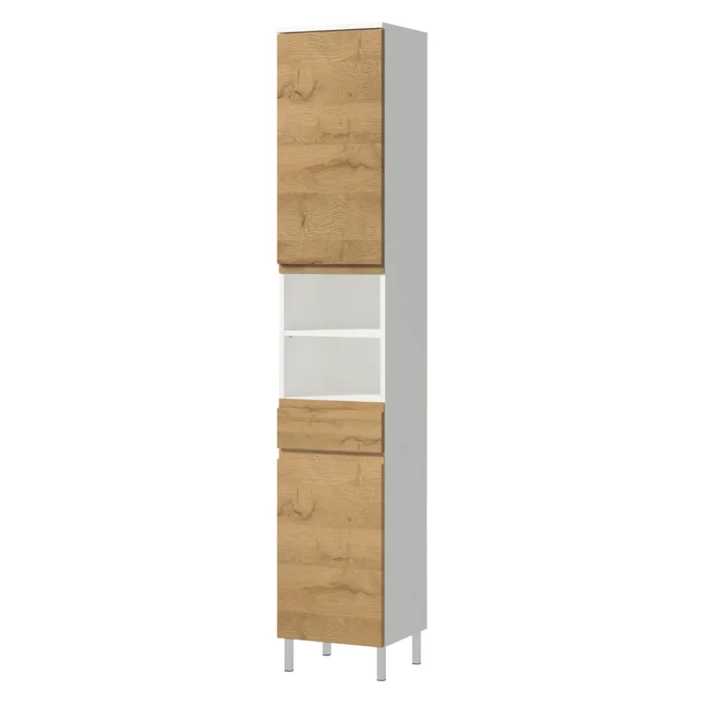 MID.YOU Schrank Torrance grandson-eiche-nb., weiss Sale
