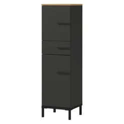 MID.YOU Schrank Yonkers graphit, navarra-eiche-nb. New