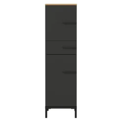 MID.YOU Schrank Yonkers graphit, navarra-eiche-nb. New