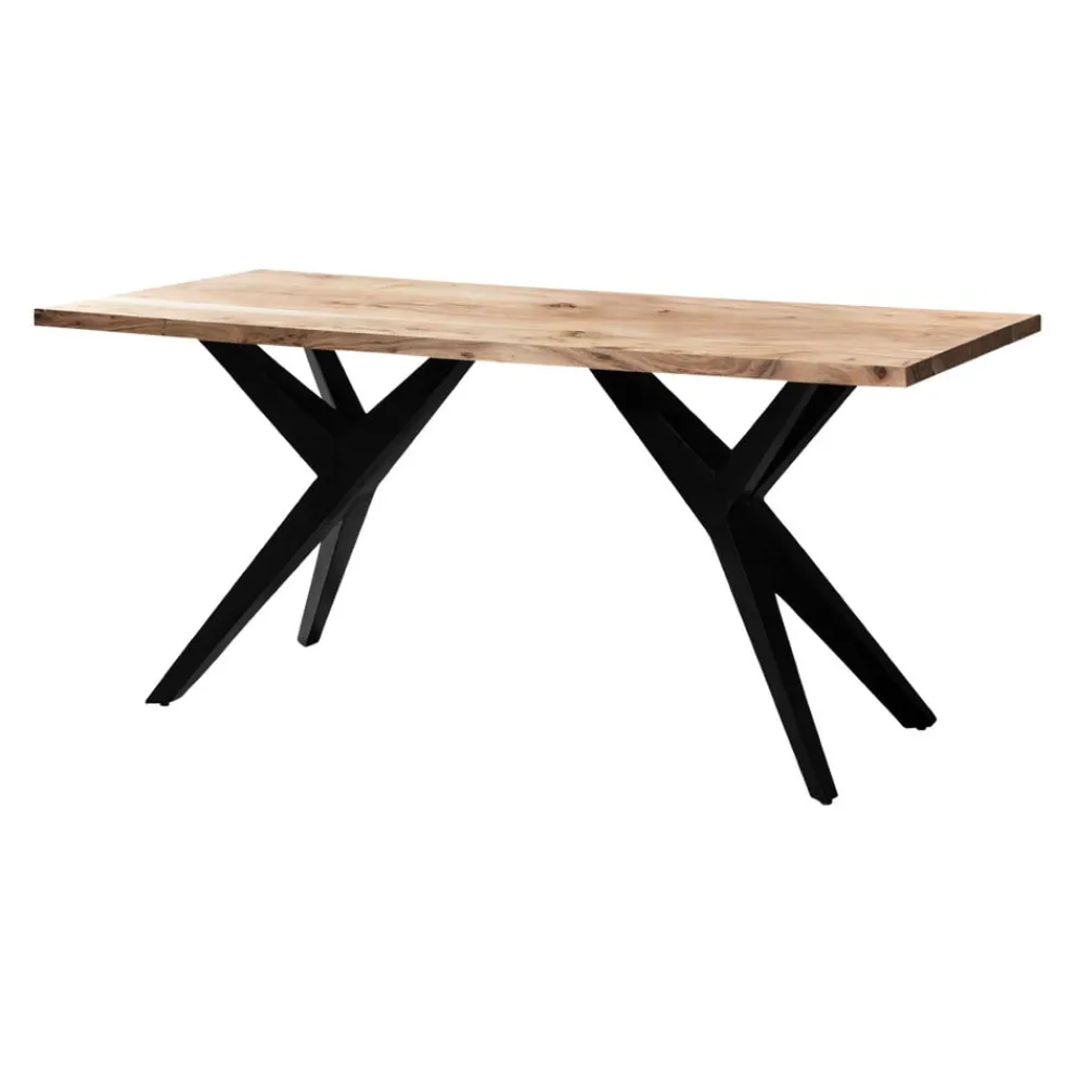 MID.YOU Schreibtisch Akazie hellbraun Discount