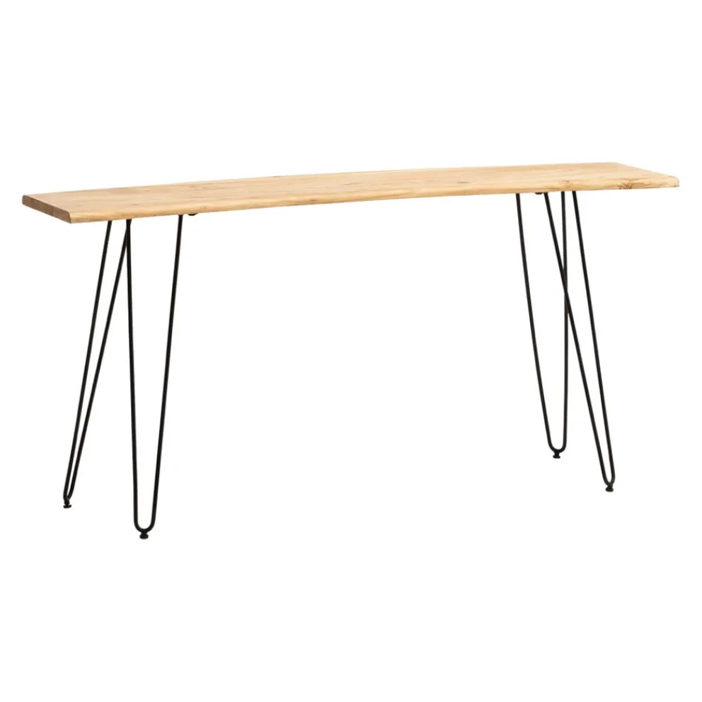 MID.YOU Schreibtisch Akazie braun New