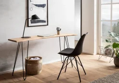 MID.YOU Schreibtisch Akazie braun New