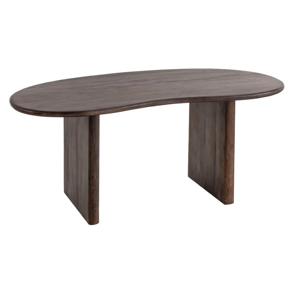 MID.YOU Schreibtisch Akazie dunkelbraun Outlet