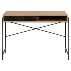 MID.YOU Schreibtisch Angus wildeichefarbig Discount