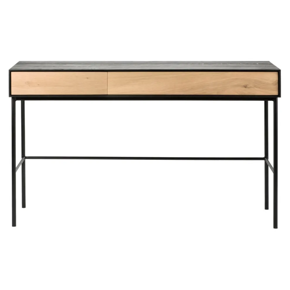 Ethnicraft Schreibtisch Blackbird schwarz Discount