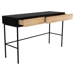 Ethnicraft Schreibtisch Blackbird schwarz Discount