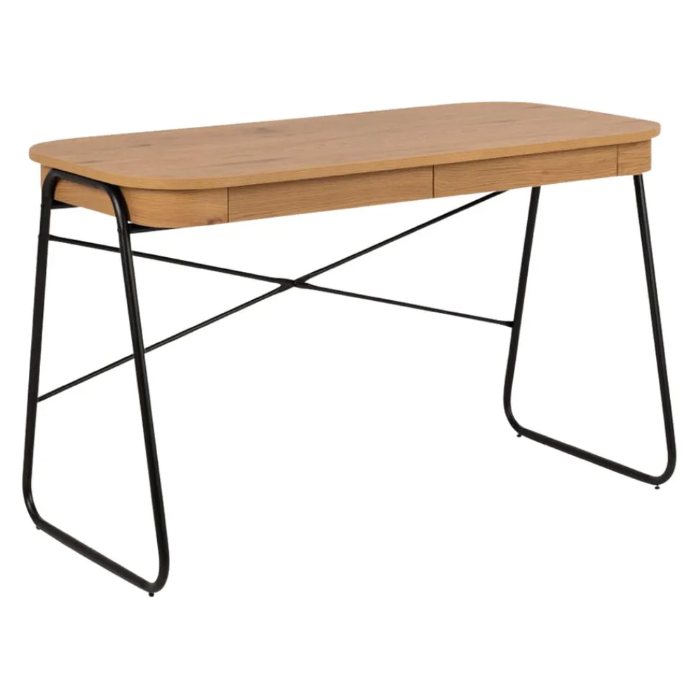 MID.YOU Schreibtisch Blueton wildeichefarbig Hot