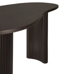 Ethnicraft Schreibtisch Boomerang dunkelbraun Clearance