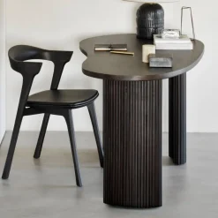 Ethnicraft Schreibtisch Boomerang dunkelbraun Clearance