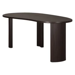 Ethnicraft Schreibtisch Boomerang dunkelbraun Discount