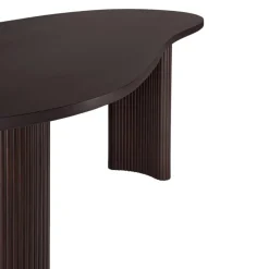 Ethnicraft Schreibtisch Boomerang dunkelbraun Discount