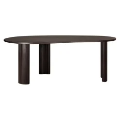 Ethnicraft Schreibtisch Boomerang dunkelbraun Discount