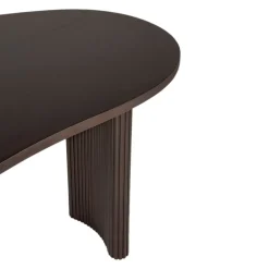 Ethnicraft Schreibtisch Boomerang dunkelbraun Discount