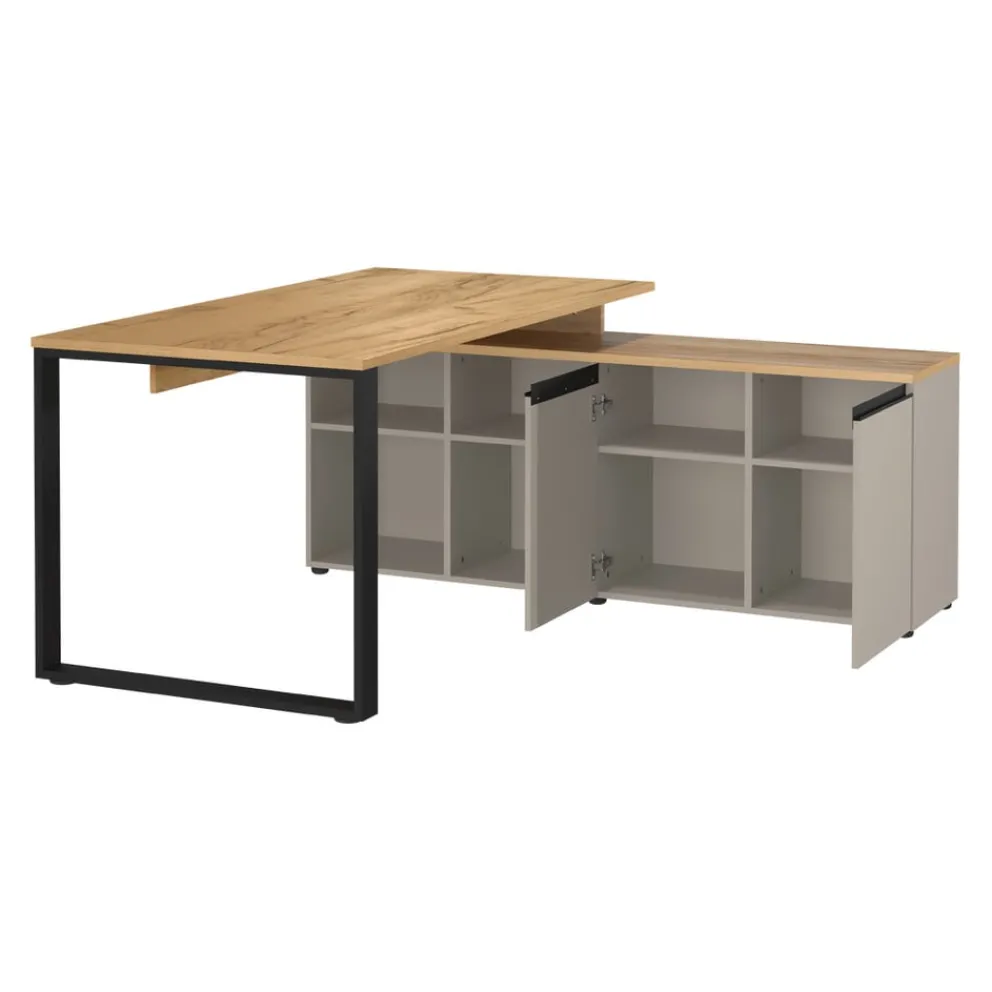 Novel Schreibtisch Deltona-105 steingrau New