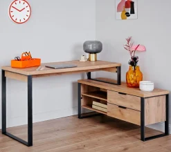 Novel Schreibtisch Frame eichefarbig Hot