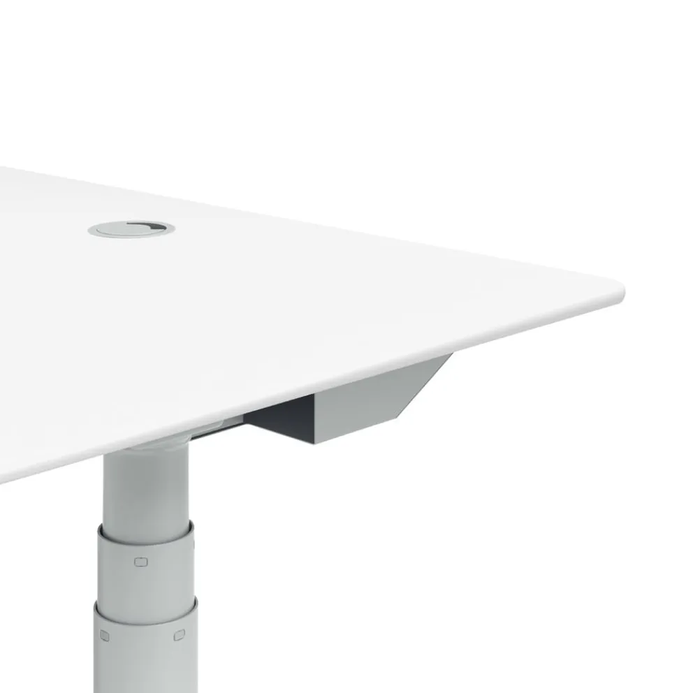 Montana Schreibtisch Hilow 38 Snow, alufarbig Best