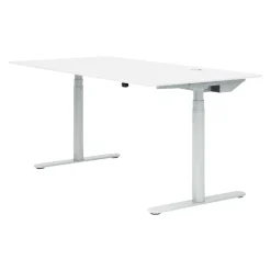 Montana Schreibtisch Hilow 38 Snow, alufarbig Best