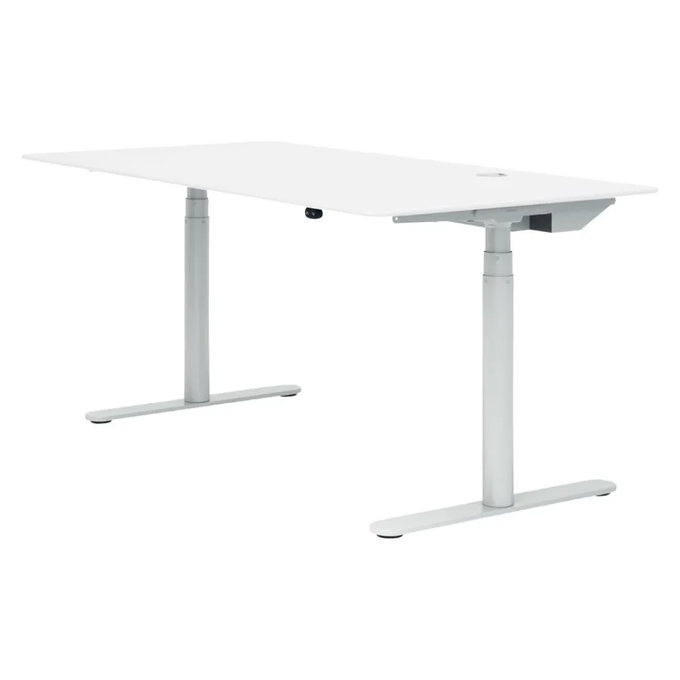 Montana Schreibtisch Hilow 38 Snow, alufarbig Best