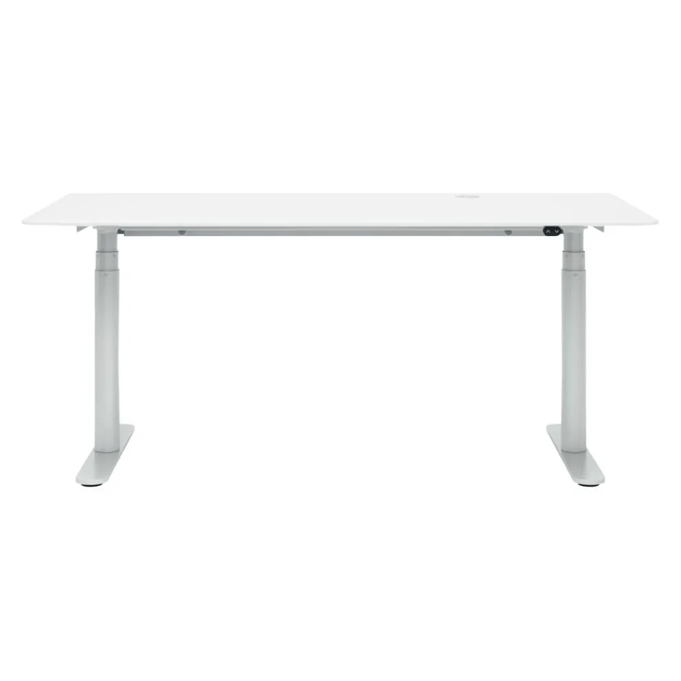 Montana Schreibtisch Hilow 38 Snow, alufarbig Best