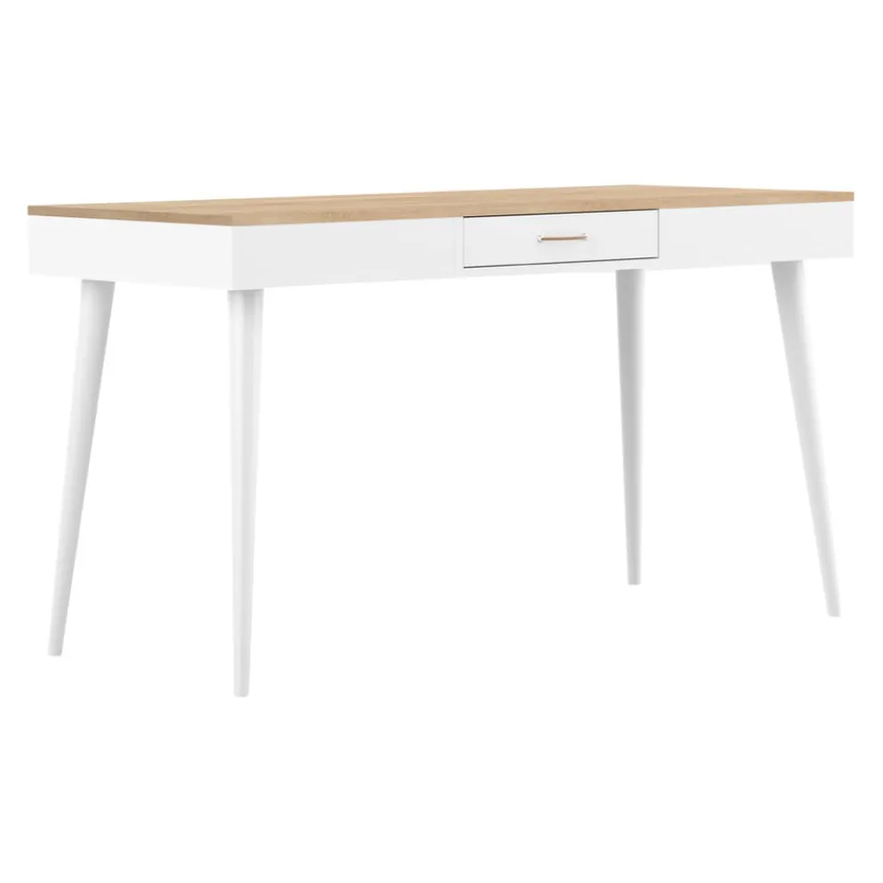 Temahome Schreibtisch Horizon eichefarbig, weiss