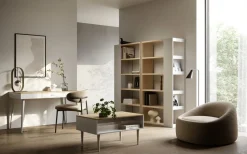 Temahome Schreibtisch Horizon eichefarbig, weiss