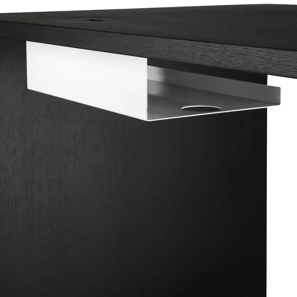 Ethnicraft Schreibtisch Kabelwanne weiss Online
